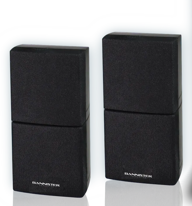 Bannister 8800 Elite Series satellite speakers - Plate II, pair of two-way satellites